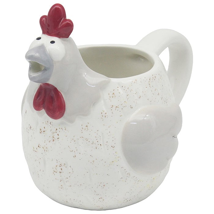 Happy Speckle Hen Jug Large