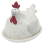 Happy Speckle Hen Butter Dish