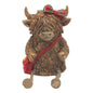 Highland Cow Dangle Legs Tartan Girl