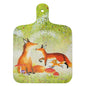 foxes Mini Kitchen Chopping/Serving Board Decorative Gift