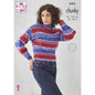 King Cole Hedgerow Chunky Pattern – 6203 Slipover & Sweater