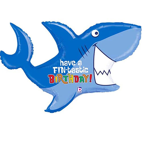Betallic – Shape Birthday Shark Holographic – 39″