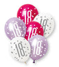 12" GLITZ PINK NUMBER 18 PEARL LATEX (6 PER PACK)