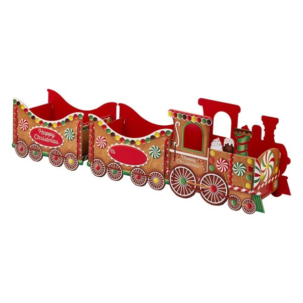 GINGERBREAD SWEET SMALL CHRISTMAS TRAIN GIFTBOX