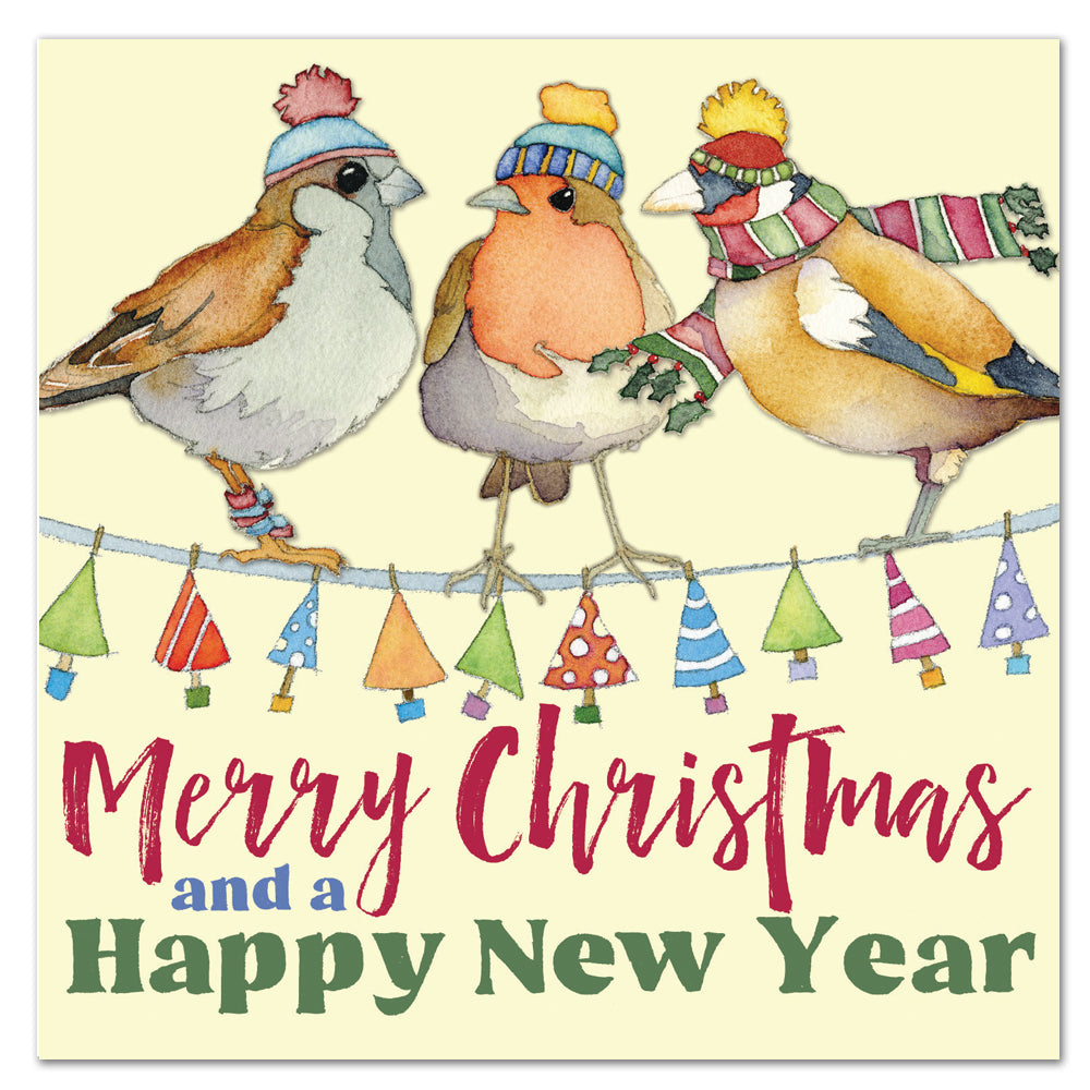Christmas Birdies Christmas 6 card pack