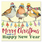 Christmas Birdies Christmas 6 card pack