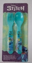 Disney Stitch Children's Cutlery Set (Fork + Spoon) - BPA Free