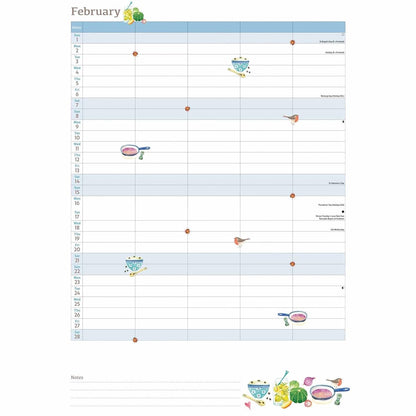 Carousel Worldwide, Life in the Kitchen 2026 A4 Wall Calendar Planner