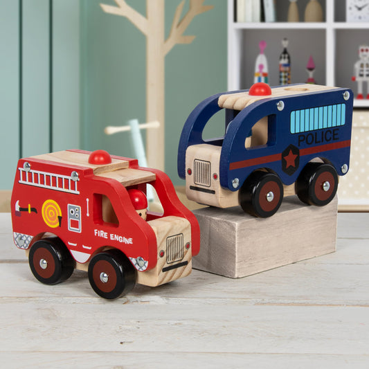 Lesser & Pavey Retro Emergency Vehicle 2 Ass Games For Kids & Adults | Classic Retro Game & Toys Gift For Birthdays and Special Occasions | Surprise Your Loved Ones With Retro Games