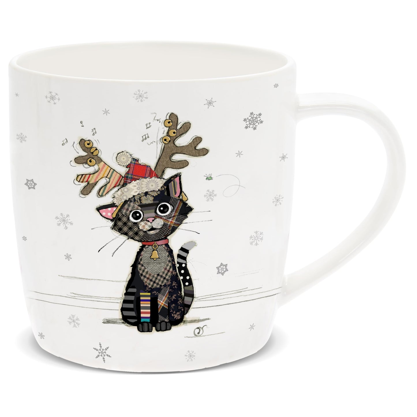 Lesser & Pavey Gift Coffee Mugs| Ceramic Coffee Mugs for Home or Work | Large Mugs for Hot Drinks | Kitten Tea and Coffee Cups - Bug Art