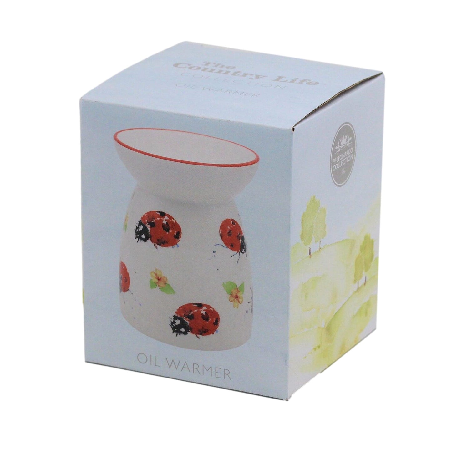 The Leonardo Collection LP48013 Wax/Oil Warmer | Ladybirds | 1 Piece-11x11x14 cm Accessory, Multicolor