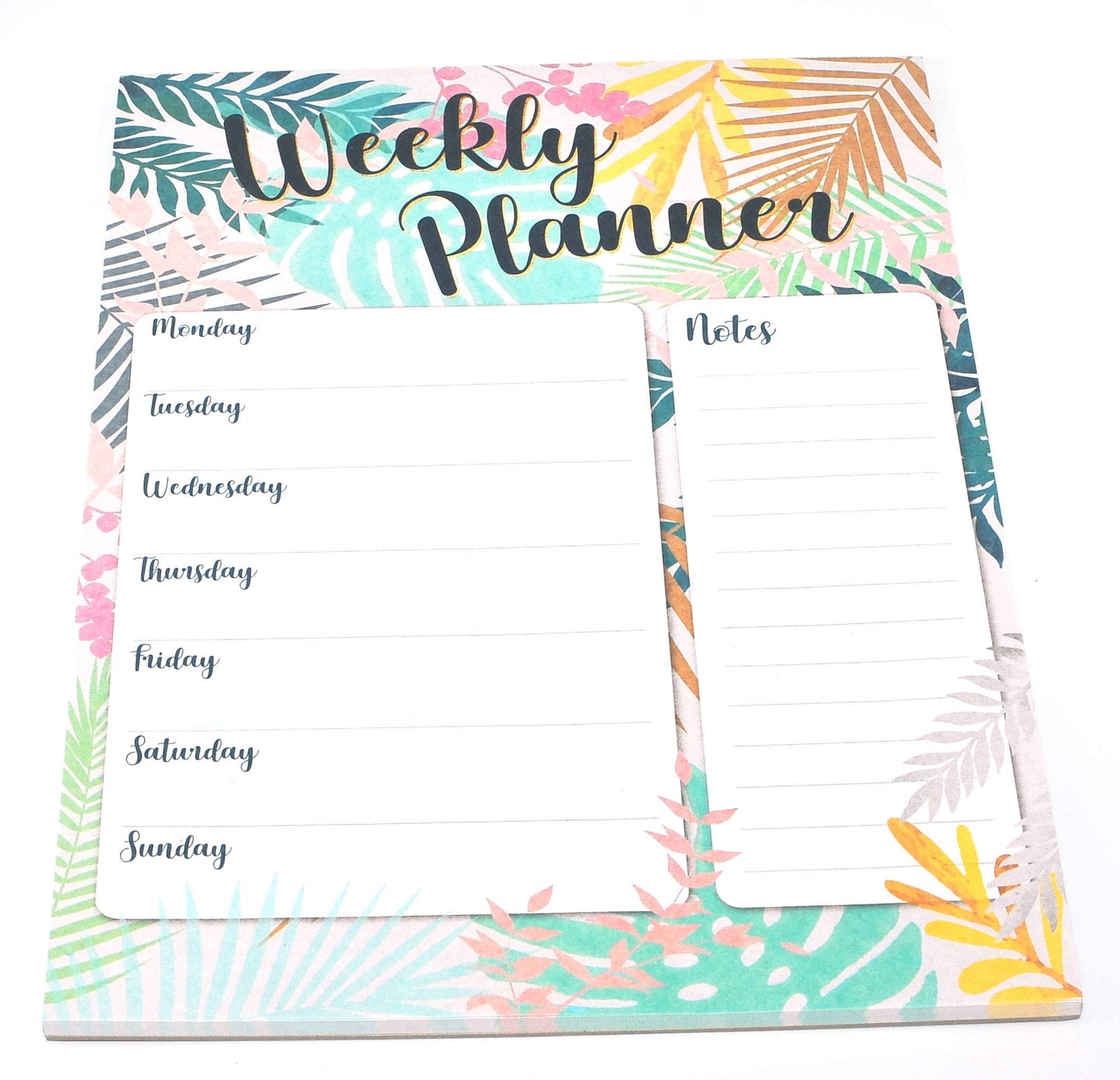 iCompact - 1x A4 Flowers Layout Weekly Planner Pad Design at Random