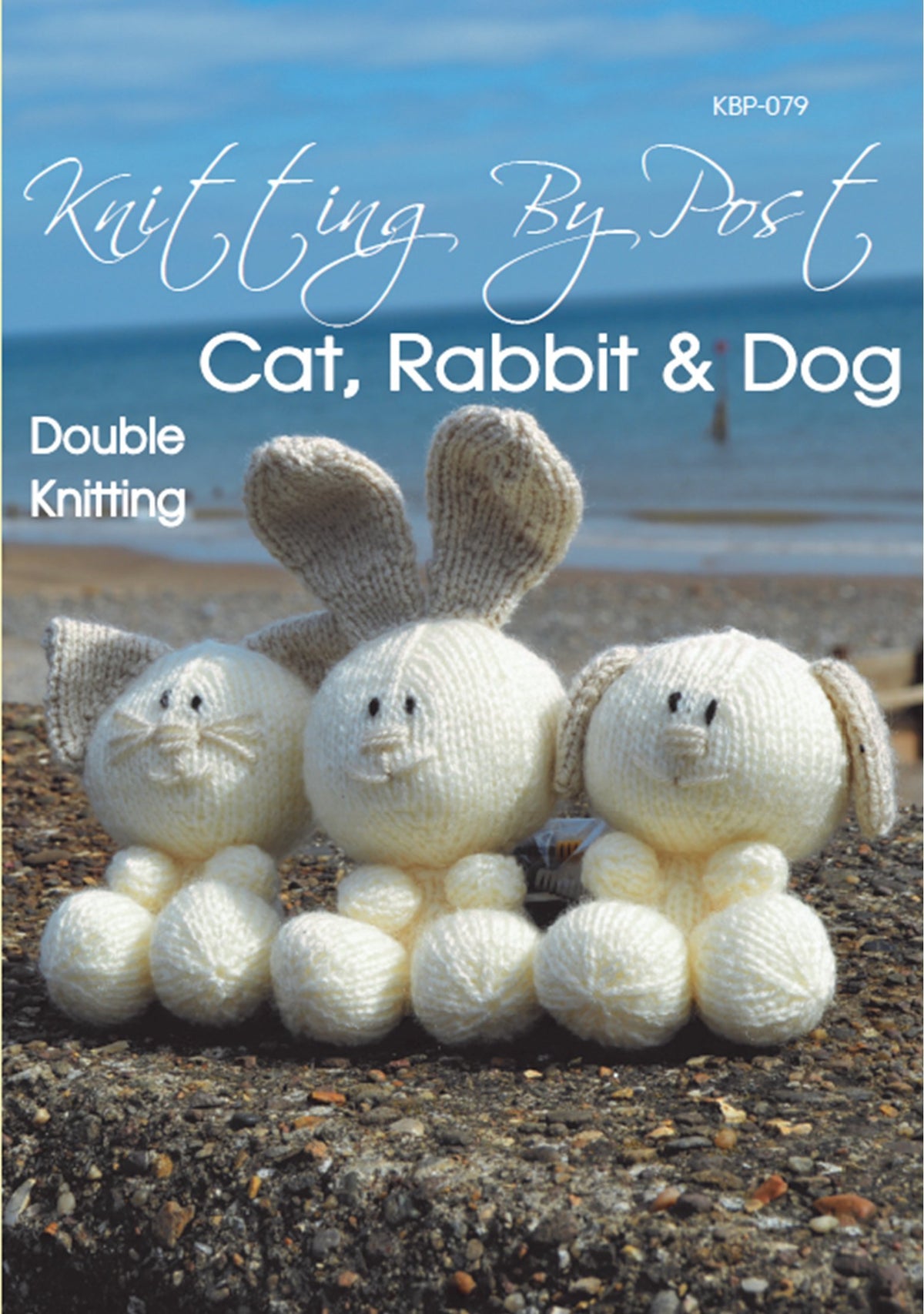 KNITTING PATTERN Cat,Rabbit and Dog. Kitty Cat Knitters Leaflet. Knit a pussy cat mouser. Fun Feline Quick & Easy Beginner Pet Patterns. UK Soft Toy Moggy Knits