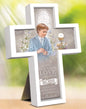 The Healing Corner First Holy Communion Cross Communion Message First Communion Standing/Hanging Cross Boy