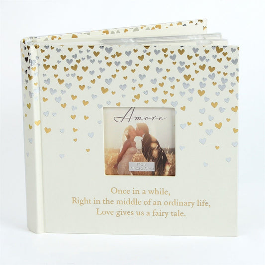Amore Little Hearts Photo Album 80 pages - 4" x 6"