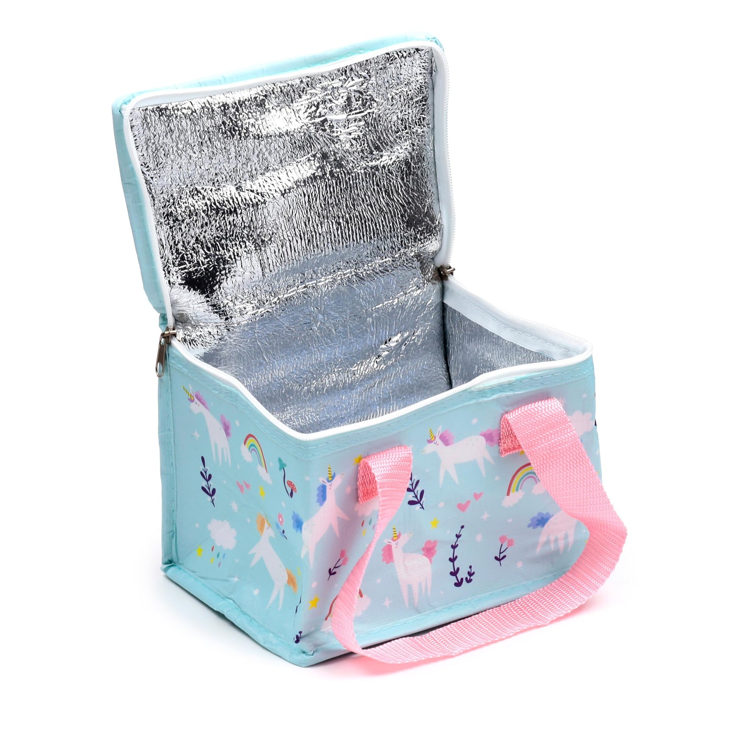 Puckator RPET Cool Bag Lunch Bag Unicorn Magic Themed - Made from Recycled Plastic Bottle - Insulated Lunch Bag for Women Men Children - Lunch Box Bag for Work & School - Beach Picnic Accessories