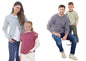 King Cole Cardigan Sweater & Top Double Knit Knitting Pattern Kids & Adults 6266