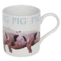 Quality Fine China Pink Pig Mug In Illustrated Box