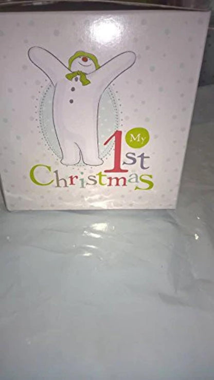 The Snowman and Snowdog my first Christmas bauble tree decoration