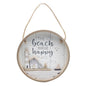 Lesser & Pavey Happy Place Beach Plaque for Gift & Decor | Ideal Signs & Plaque Birthday Gifts for Women & Men | Designed By Love and Affection | Lovely Plaques for Home & Office