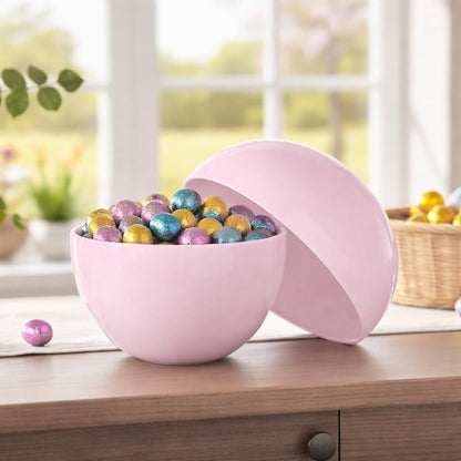 Eurowrap Extra Large Jumbo Plastic Refillable Easter Egg 35.6cm – Giant Fillable Easter Egg for Hunts, Gifts, Toys & Treats