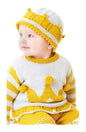 King Cole Baby DK Knitting Pattern Coronation Play Suit Cardigan Sweater & Shorts (6022)