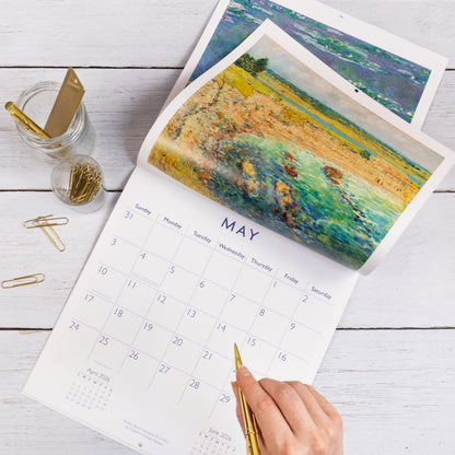 Fine Art 2026 Square Wall Calendar | Monthly Planner with Masterpieces by Van Gogh, Monet, Degas, Renoir & More | Classic Art Wall Calendar