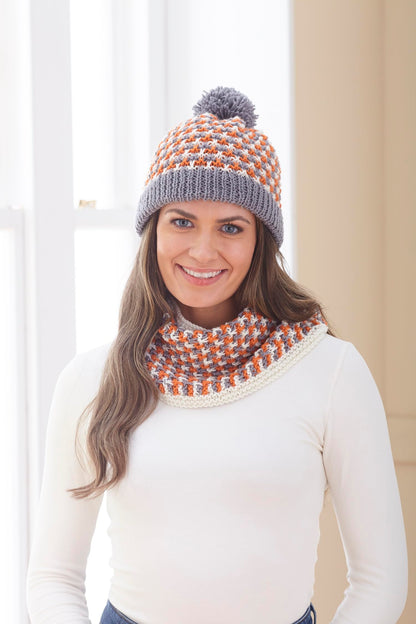 King Cole Ladies Double Knit Easy Knitting Pattern Womens Scarf Cowl & Hat (6267)