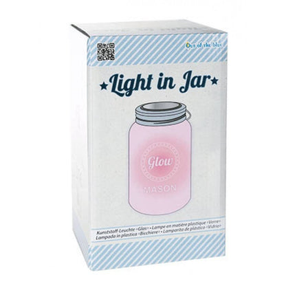 Out of the blue Plastic Glass Light with 3 Colour Changing LED, Approx. 10.5 x 18.5 CM for 3 Micro AAA Batteries/with Polyurethane Padding 57