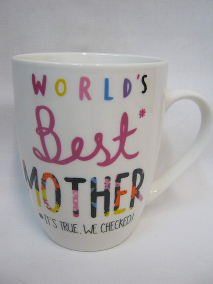 New BGT Tea Coffee Mug World's Best Mother It's True We Checked XQ057