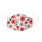 Puckator Re-Usable Washable Face Coverings Masks Breathable (Adults Poppy)