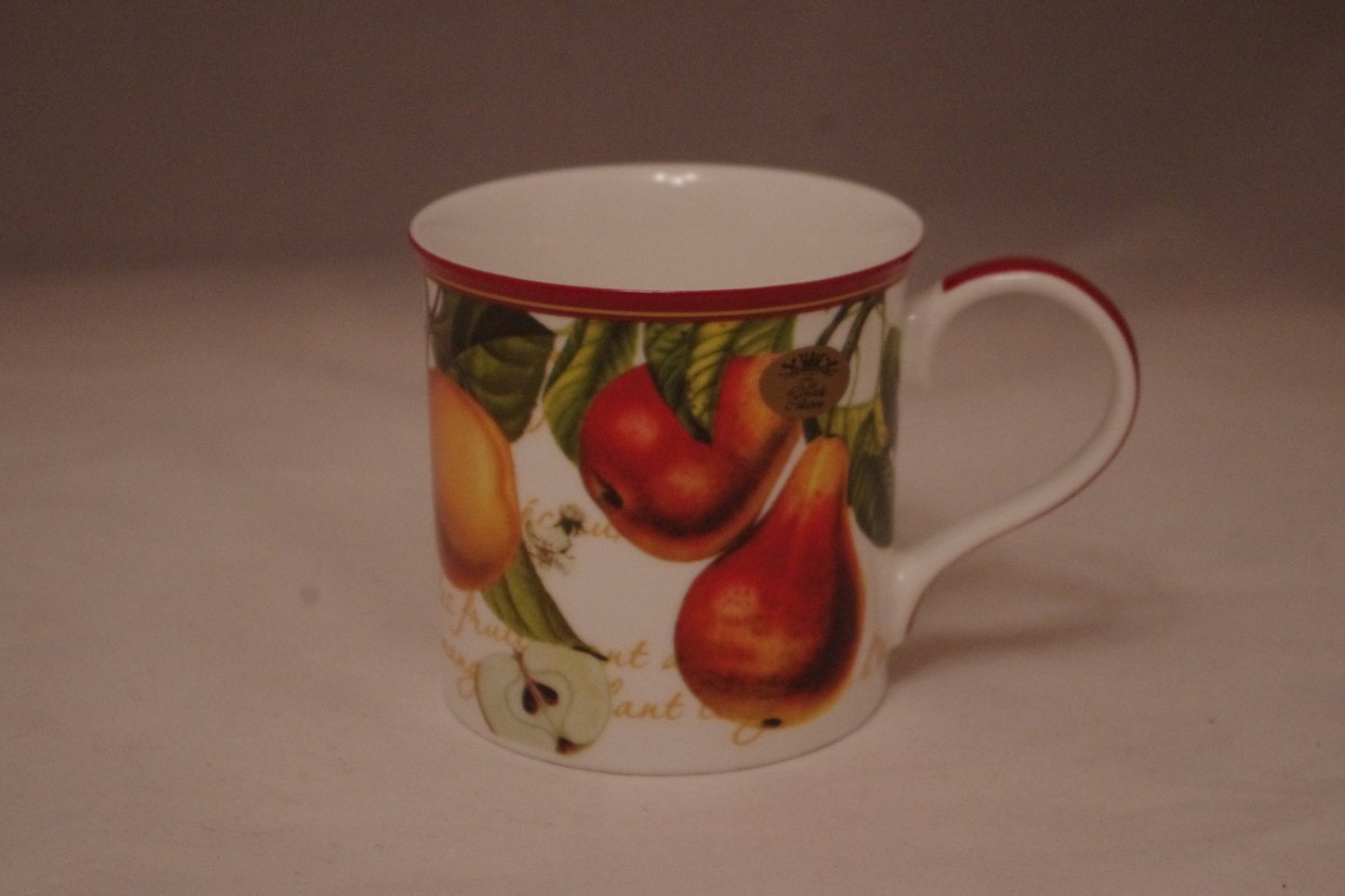 Fine China Tea Coffee Mug Set Of 3 Fruit Garden Design lp301   x1  random