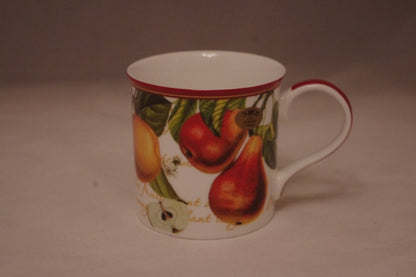 Fine China Tea Coffee Mug Set Of 3 Fruit Garden Design lp301   x1  random