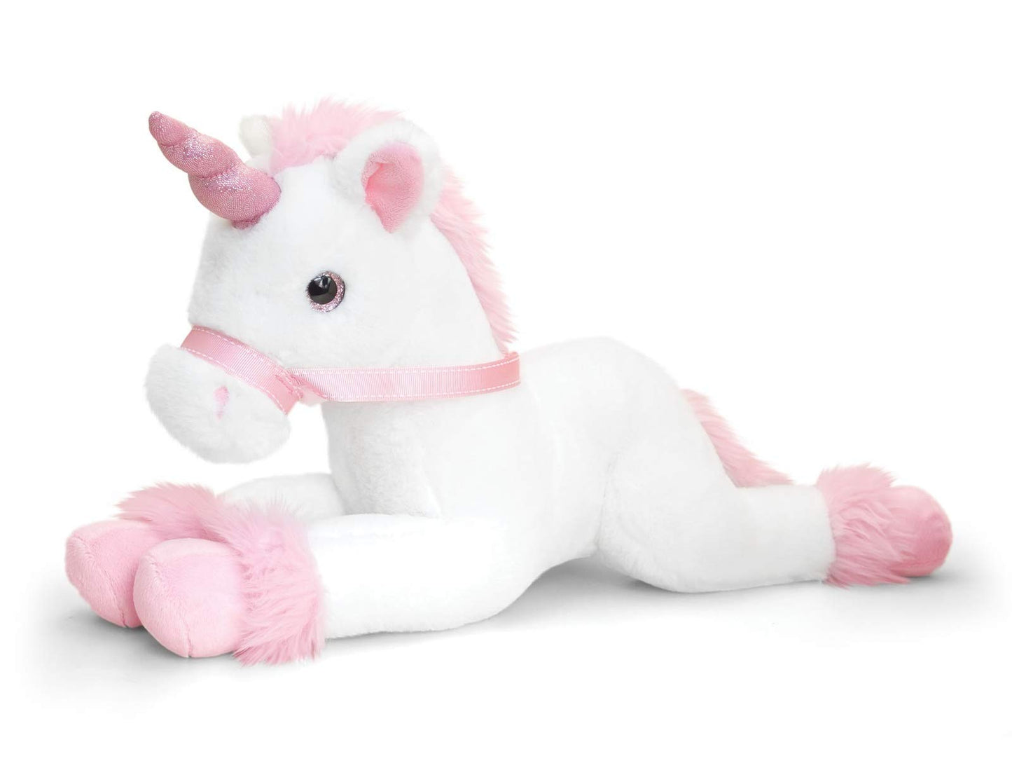 Keel Toys SF1563-W SF1563 70cm Unicorn 2 Asstd, Pink/White