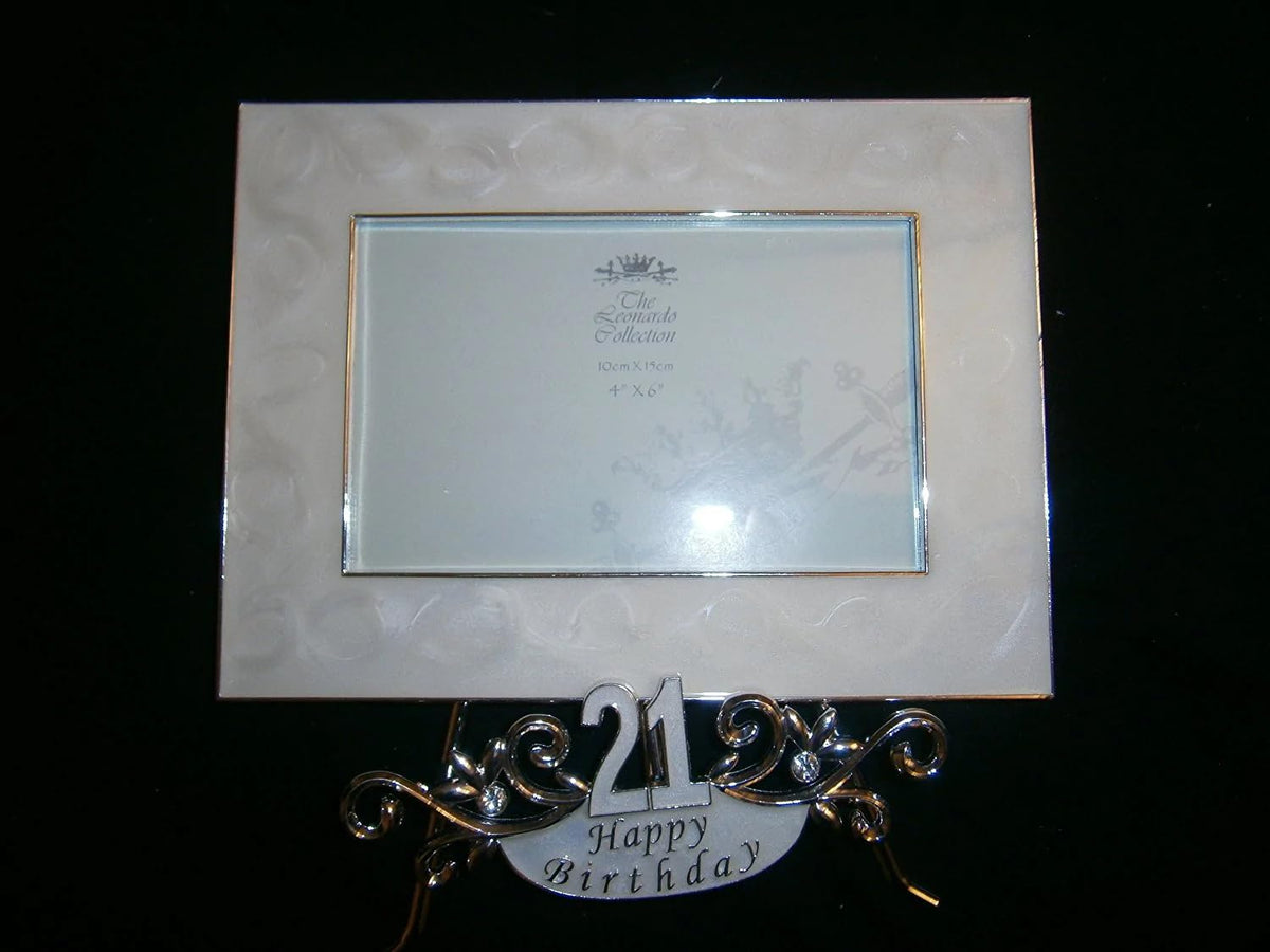 The Leonardo Collection 18 th happy birthday photo frame 4"x6"