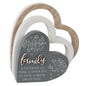 Lesser & Pavey Family 3D Heart Plaque for Gift & Decor | Ideal Signs & Plaque Birthday Gifts for Women & Men | Designed By Love and Affection | Lovely Plaques for Home & Office