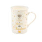 Lesser & Pavey Christmas Mug with Glitter Snowflake