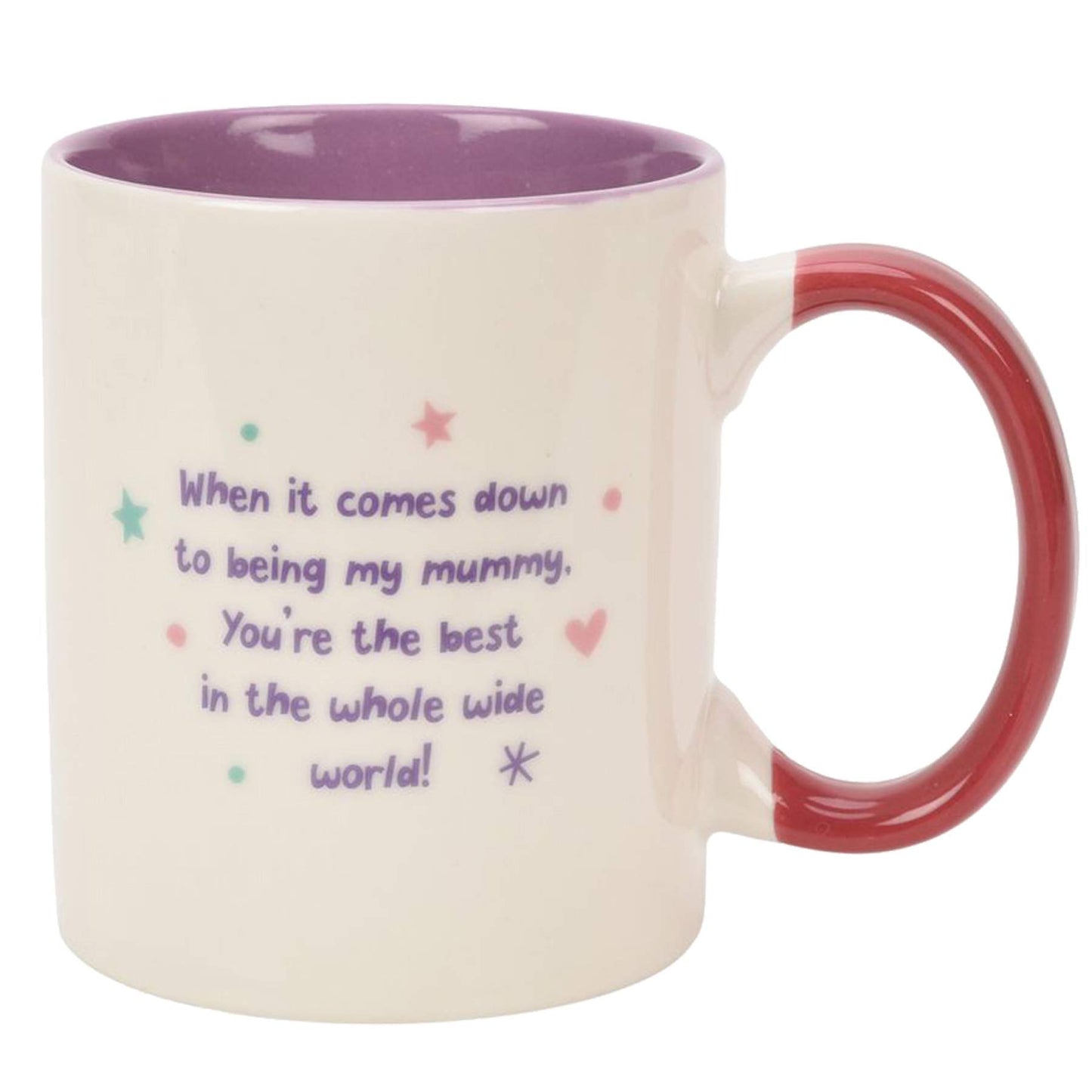 Bright and Cheerful China Mug Mother's Day Gift - Best Mummy Ever