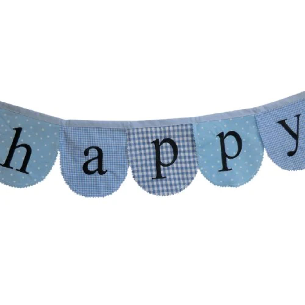 Bunting - Happy Birthday - Blue - 2m - Powell Craft
