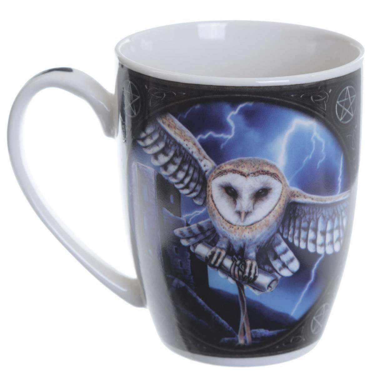 Lisa Parker Heart of The Storm Owl Porcelain Mug