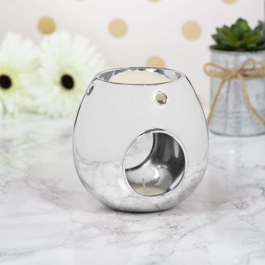 Wax/oil Warmer Silver by Lesser & Pavey