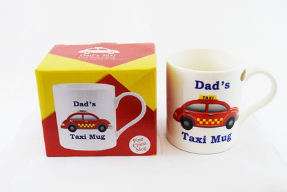 Dad's Taxi Mug - Ceramic, Mug, Coffee Cup, Funny Humour Gift for Men, Father's Day