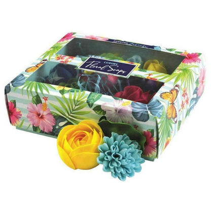 Scented Fusion Floral Petals Soaps Boxed Flower Soap (Bright)