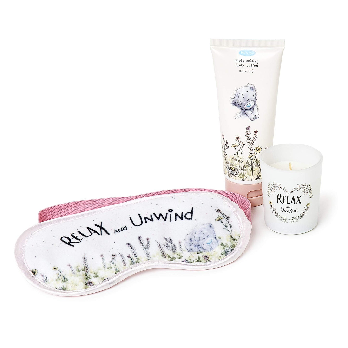 Me to You AGZ01095 Me to You Relax & Unwind Gift Set-Eye Mask, Lotion & Candle