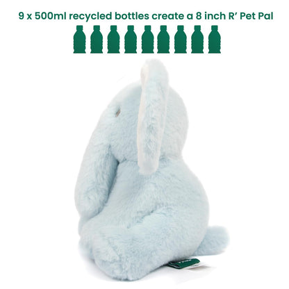 L & P Home & Gifts Lesser & Pavey R pet pals Nelly elephant blue Teddy Bear For Kids | Made Up of Recycled Bottles | Stuffed Animal Soft Toys | Ideal For Birthday or Baby Gift