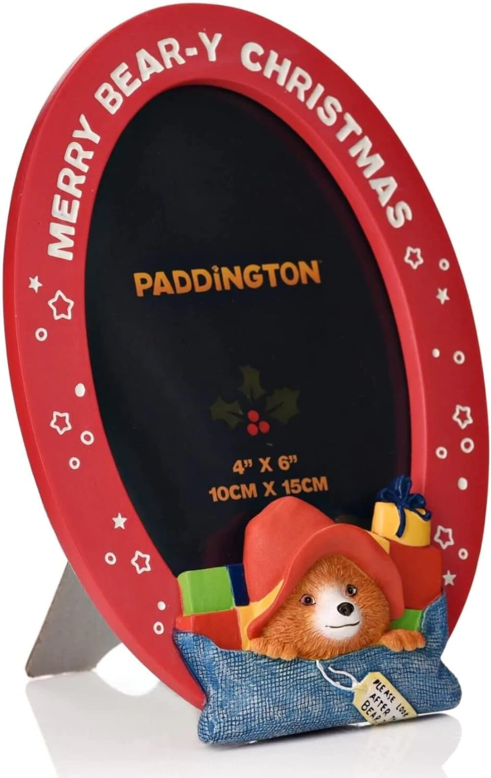 Paddington Resin Relief Oval Photo Frame 4" x 6"