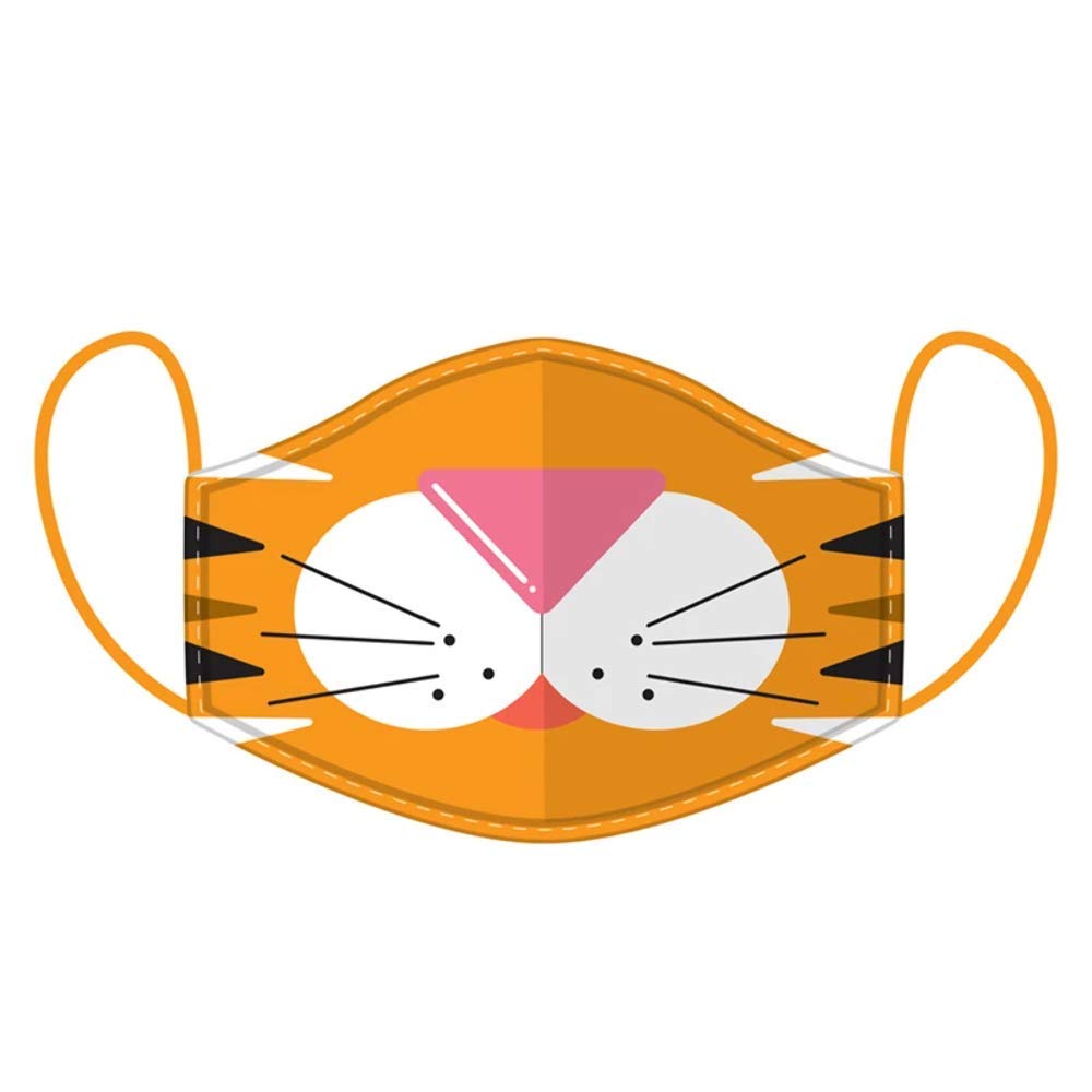Puckator Cutiemals Tiger Reusable Face Covering - Large