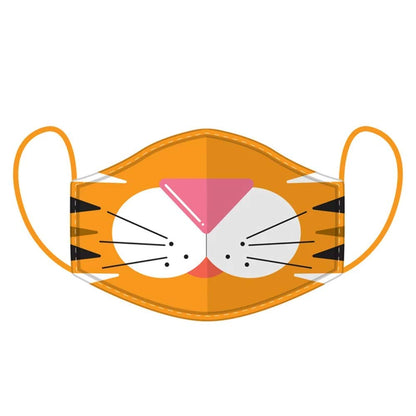 Puckator Cutiemals Tiger Reusable Face Covering - Large