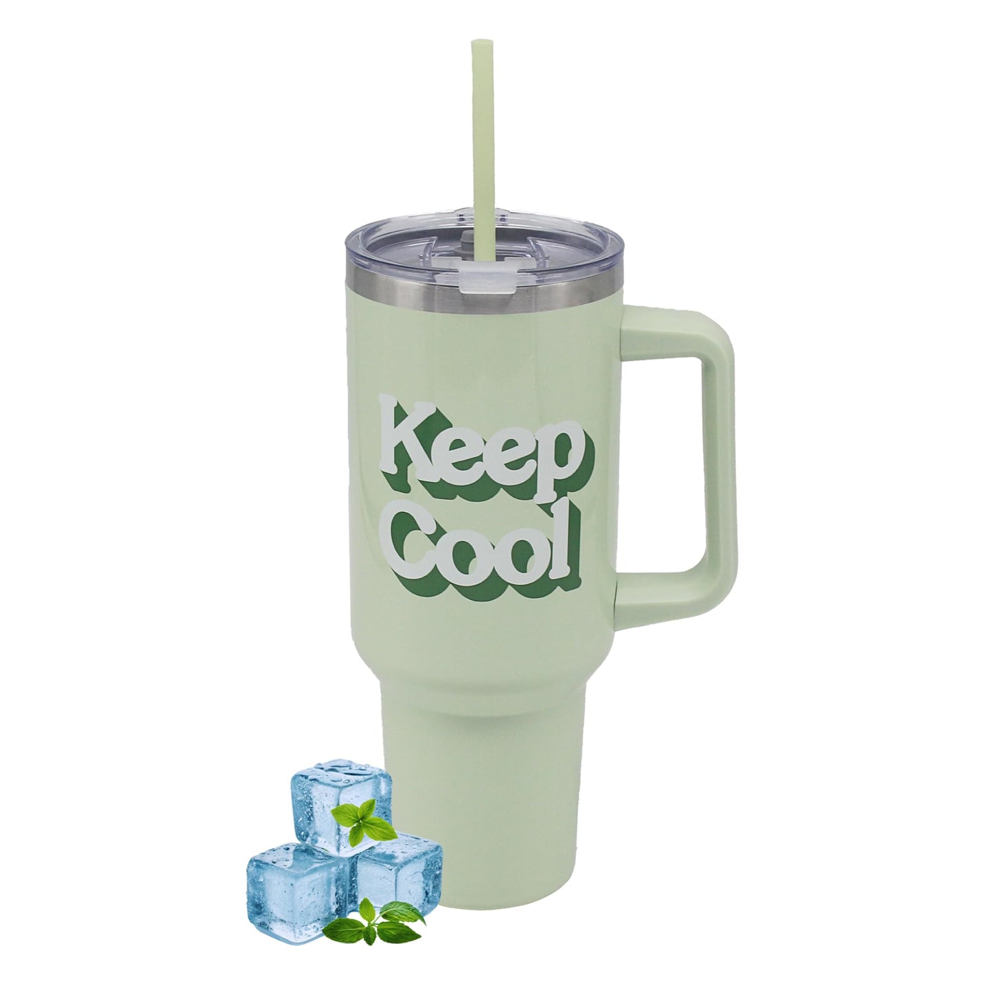 The Leonardo Collection Stay Cool Double Walled Stainless Steel Drinks Cup 1200ml for Kitchen | Lovely Coffee Cup Set for Home & Office | Coffee & Tea Cups for Enjoying Hot Drinks
