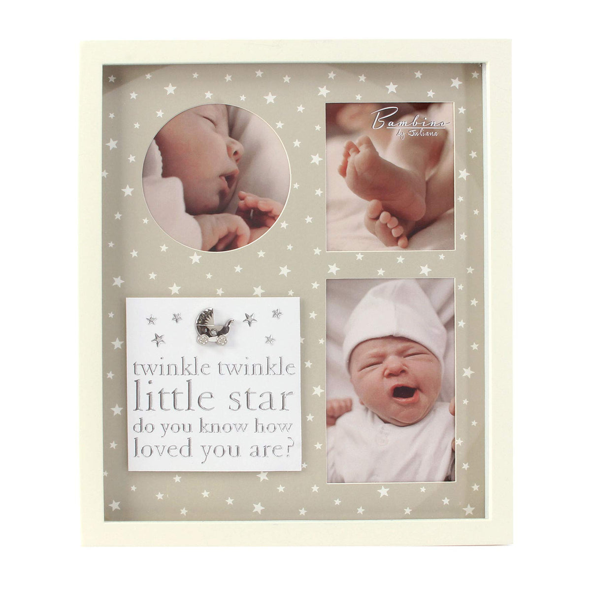 Bambino by Juliana MDF Collage Frame Twinkle Twinkle